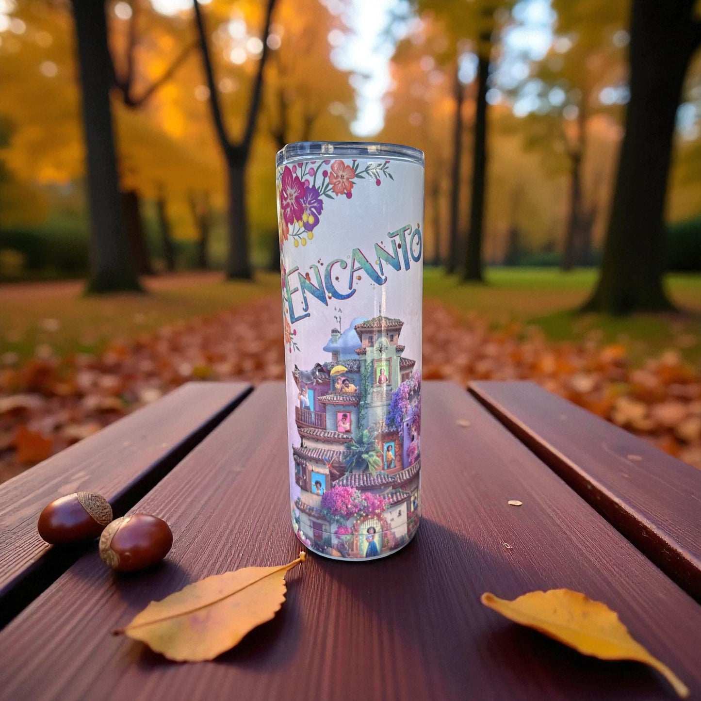 Encanto-Inspired 20oz Tumbler – Magical Casa Madrigal Stainless Steel Cup