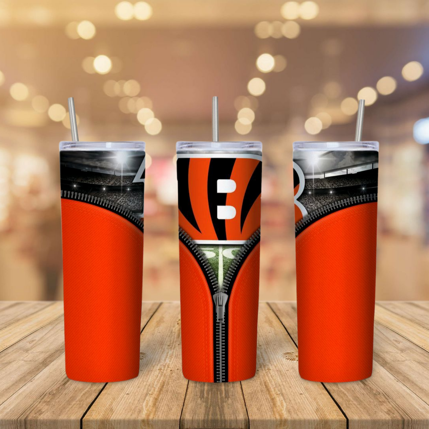 Bengals themed tumbler