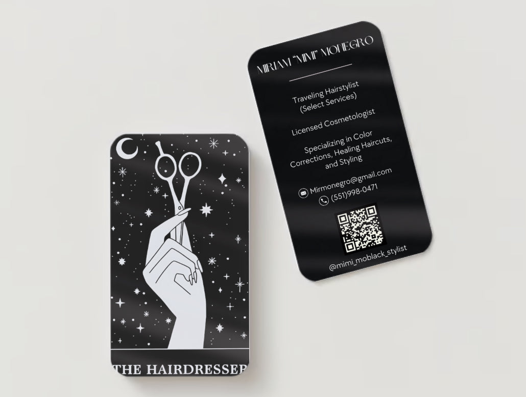 Tarot Size business cards