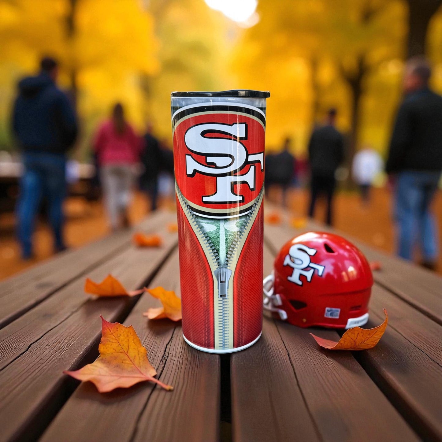 49ers themed tumbler