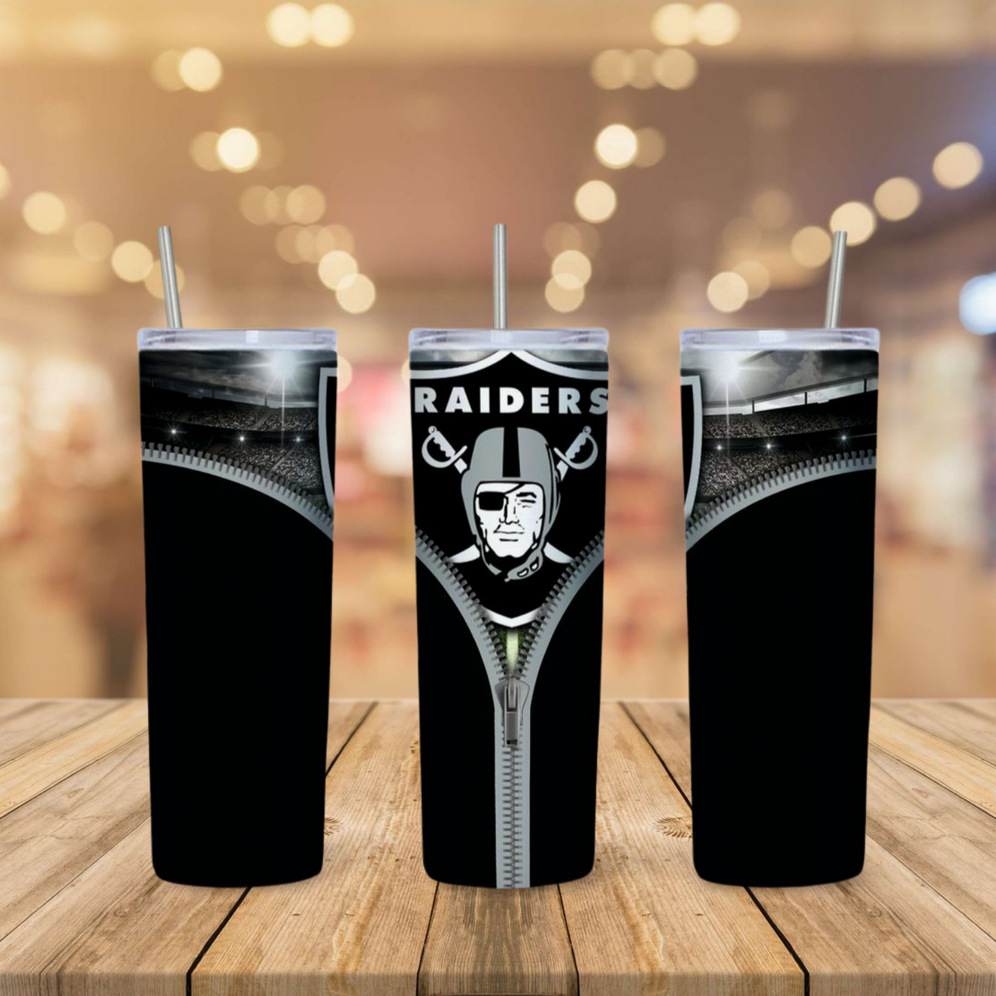 Raiders Themed Tumbler