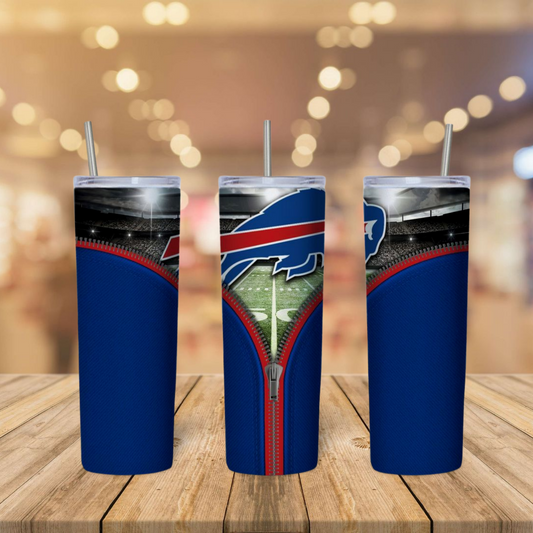 Buffalo Bills themed tumbler