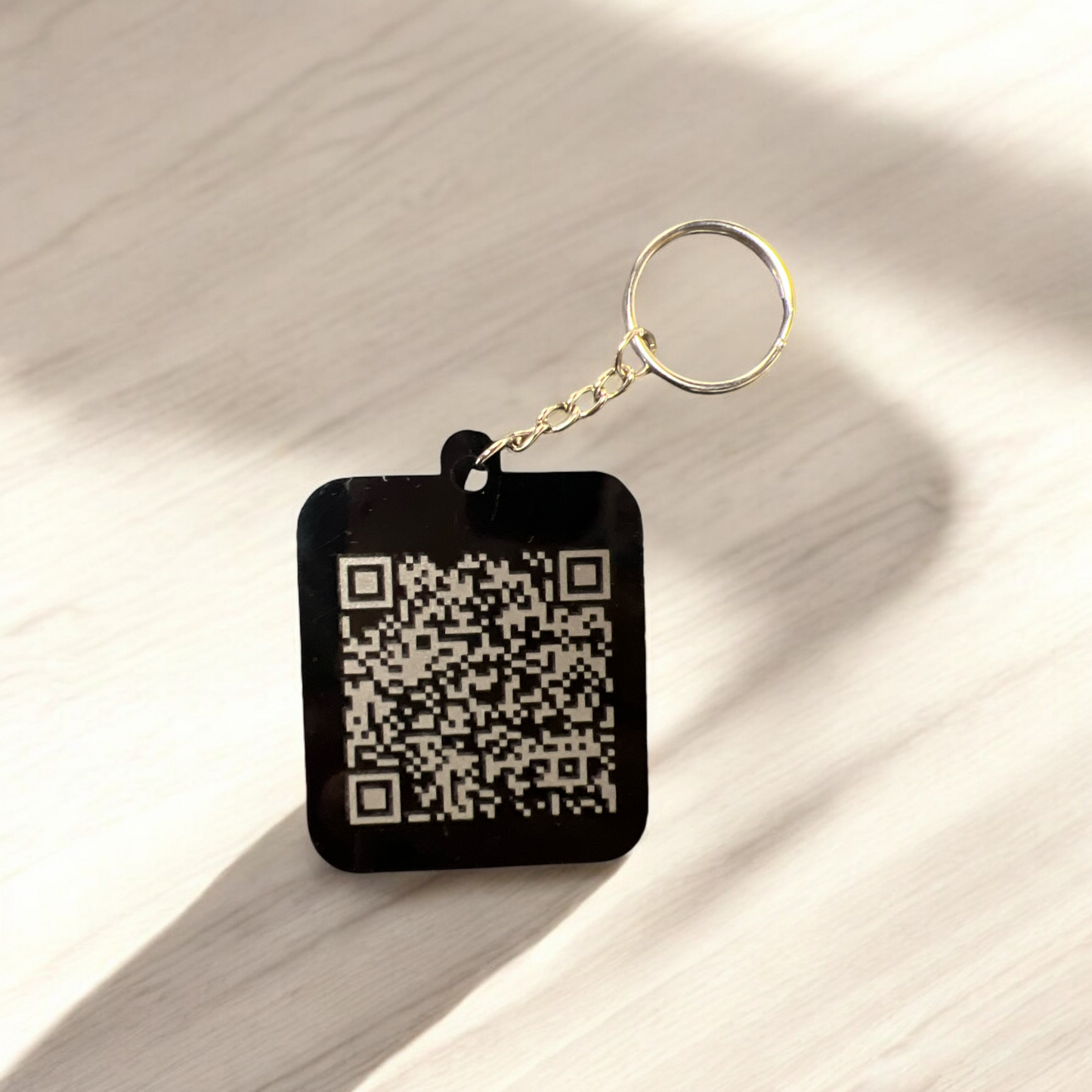 Custom Premium Social Media Keychain Sign with Personalization