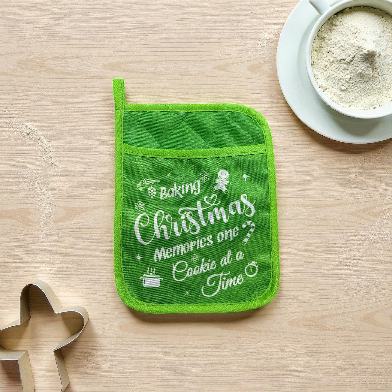 Holiday Baking Pot Holder Collection – Festive Heat-Resistant Kitchen Essentials