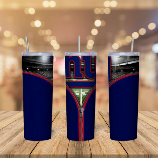 Giants themed tumbler