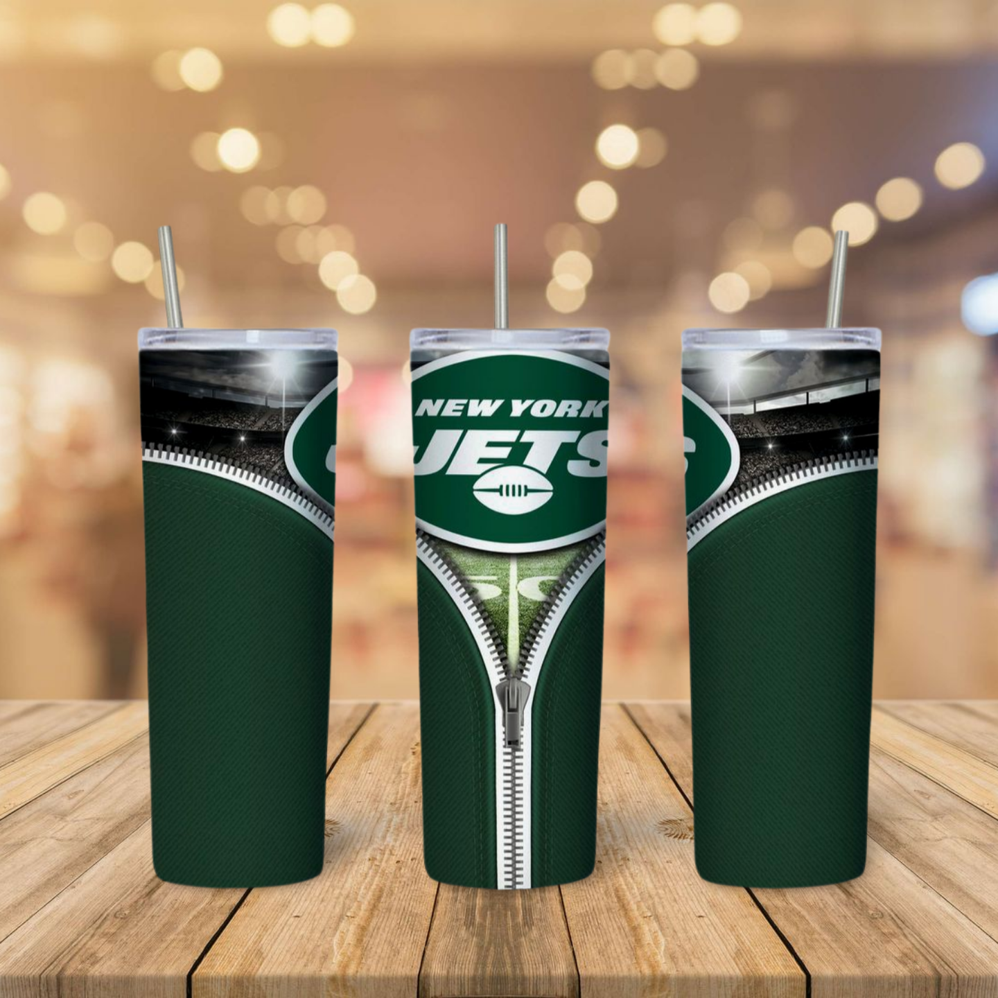 Jets themed tumbler